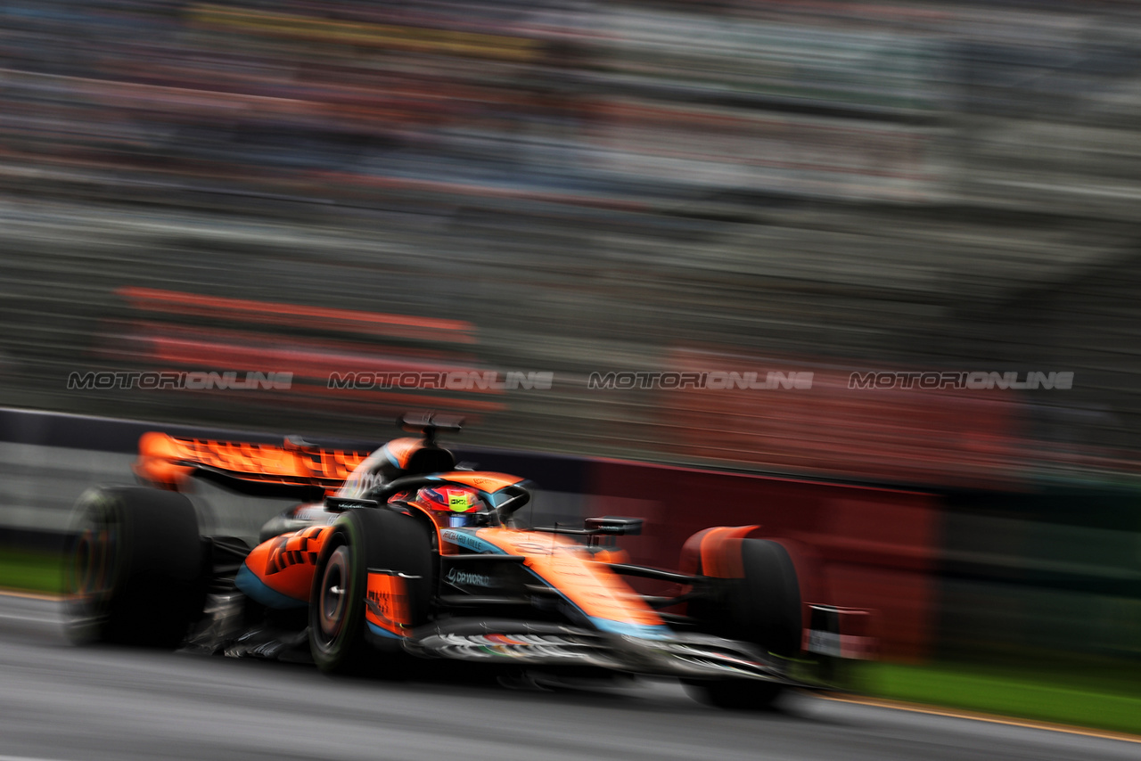 GP AUSTRALIA, Oscar Piastri (AUS) McLaren MCL60.

31.03.2023. Formula 1 World Championship, Rd 3, Australian Grand Prix, Albert Park, Melbourne, Australia, Practice Day.

 - www.xpbimages.com, EMail: requests@xpbimages.com ¬© Copyright: Coates / XPB Images