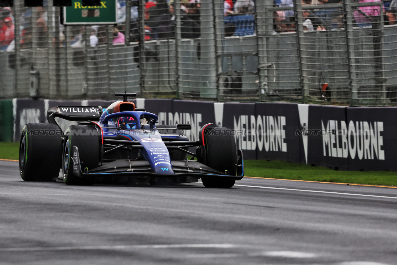 GP AUSTRALIA, Alexander Albon (THA) Williams Racing FW45.

31.03.2023. Formula 1 World Championship, Rd 3, Australian Grand Prix, Albert Park, Melbourne, Australia, Practice Day.

- www.xpbimages.com, EMail: requests@xpbimages.com ¬© Copyright: Bearne / XPB Images