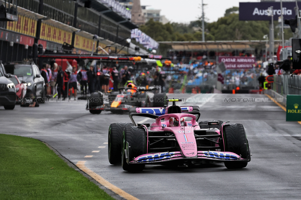 GP AUSTRALIA, Pierre Gasly (FRA) Alpine F1 Team A523 leaves the pits.

31.03.2023. Formula 1 World Championship, Rd 3, Australian Grand Prix, Albert Park, Melbourne, Australia, Practice Day.

- www.xpbimages.com, EMail: requests@xpbimages.com ¬© Copyright: Bearne / XPB Images