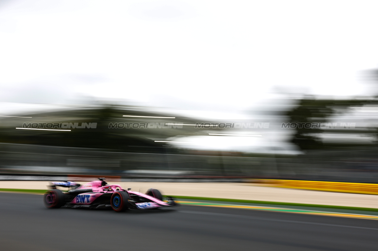 GP AUSTRALIA, Esteban Ocon (FRA), Alpine F1 Team 
31.03.2023. Formula 1 World Championship, Rd 3, Australian Grand Prix, Albert Park, Melbourne, Australia, Practice Day.
- www.xpbimages.com, EMail: requests@xpbimages.com ¬© Copyright: Charniaux / XPB Images