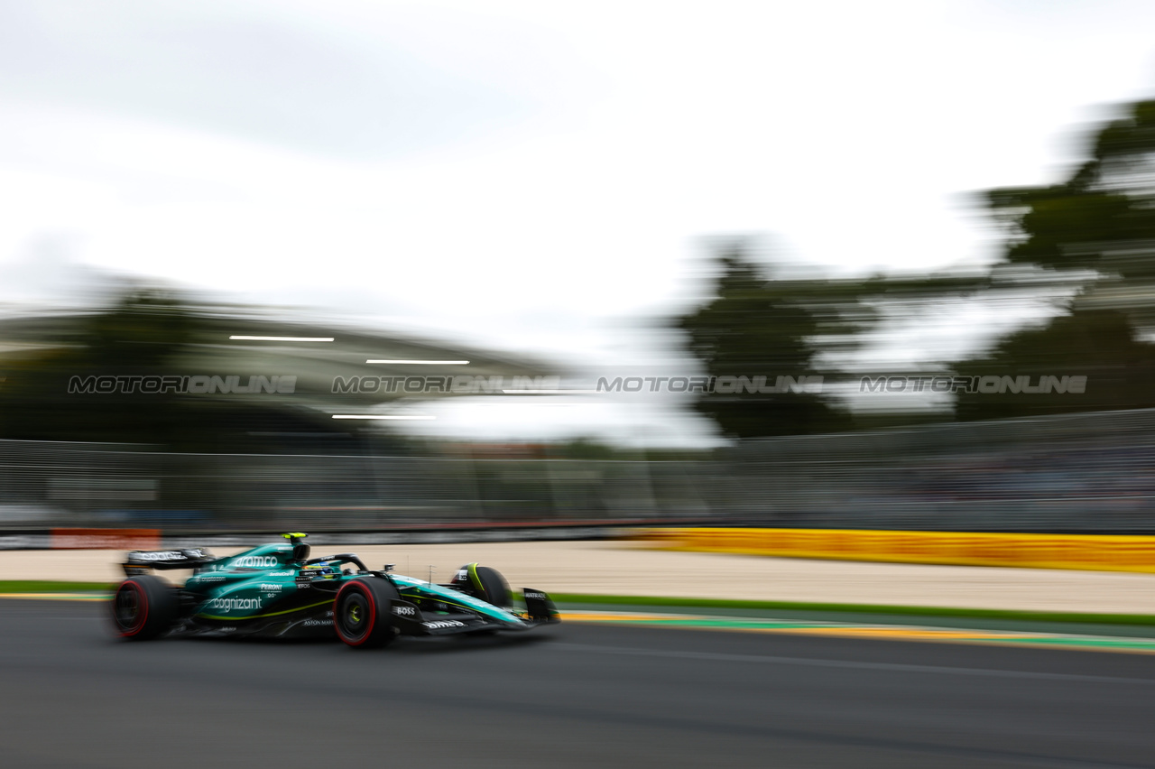 GP AUSTRALIA, Fernando Alonso (ESP), Aston Martin Racing 
31.03.2023. Formula 1 World Championship, Rd 3, Australian Grand Prix, Albert Park, Melbourne, Australia, Practice Day.
- www.xpbimages.com, EMail: requests@xpbimages.com ¬© Copyright: Charniaux / XPB Images