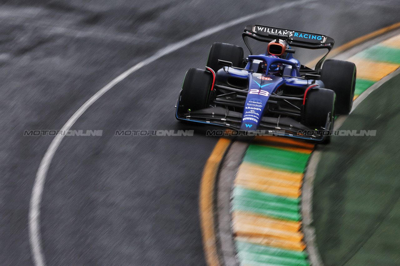 GP AUSTRALIA, Alexander Albon (THA) Williams Racing FW45.

31.03.2023. Formula 1 World Championship, Rd 3, Australian Grand Prix, Albert Park, Melbourne, Australia, Practice Day.

 - www.xpbimages.com, EMail: requests@xpbimages.com ¬© Copyright: Coates / XPB Images