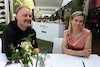GP AUSTRALIA, (L to R): Valtteri Bottas (FIN) Alfa Romeo F1 Team with girlfriend Tiffany Cromwell (AUS) Professional Cyclist.
31.03.2023. Formula 1 World Championship, Rd 3, Australian Grand Prix, Albert Park, Melbourne, Australia, Practice Day.
- www.xpbimages.com, EMail: requests@xpbimages.com ¬© Copyright: Bearne / XPB Images