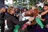 GP AUSTRALIA, Valtteri Bottas (FIN) Alfa Romeo F1 Team with fans.
31.03.2023. Formula 1 World Championship, Rd 3, Australian Grand Prix, Albert Park, Melbourne, Australia, Practice Day.
 - www.xpbimages.com, EMail: requests@xpbimages.com ¬© Copyright: Coates / XPB Images