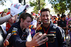 GP AUSTRALIA, Daniel Ricciardo (AUS) Red Bull Racing Reserve e Third Driver with fans.
31.03.2023. Formula 1 World Championship, Rd 3, Australian Grand Prix, Albert Park, Melbourne, Australia, Practice Day.
 - www.xpbimages.com, EMail: requests@xpbimages.com ¬© Copyright: Coates / XPB Images