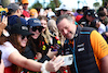 GP AUSTRALIA, Zak Brown (USA) McLaren Executive Director with fans.
31.03.2023. Formula 1 World Championship, Rd 3, Australian Grand Prix, Albert Park, Melbourne, Australia, Practice Day.
 - www.xpbimages.com, EMail: requests@xpbimages.com ¬© Copyright: Coates / XPB Images