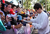 GP AUSTRALIA, Charles Leclerc (MON) Ferrari with fans.
31.03.2023. Formula 1 World Championship, Rd 3, Australian Grand Prix, Albert Park, Melbourne, Australia, Practice Day.
- www.xpbimages.com, EMail: requests@xpbimages.com ¬© Copyright: Moy / XPB Images