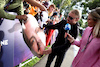 GP AUSTRALIA, Valtteri Bottas (FIN) Alfa Romeo F1 Team with Rosanna Tennant (GBR) F1 Presenter.
31.03.2023. Formula 1 World Championship, Rd 3, Australian Grand Prix, Albert Park, Melbourne, Australia, Practice Day.
- www.xpbimages.com, EMail: requests@xpbimages.com ¬© Copyright: Bearne / XPB Images