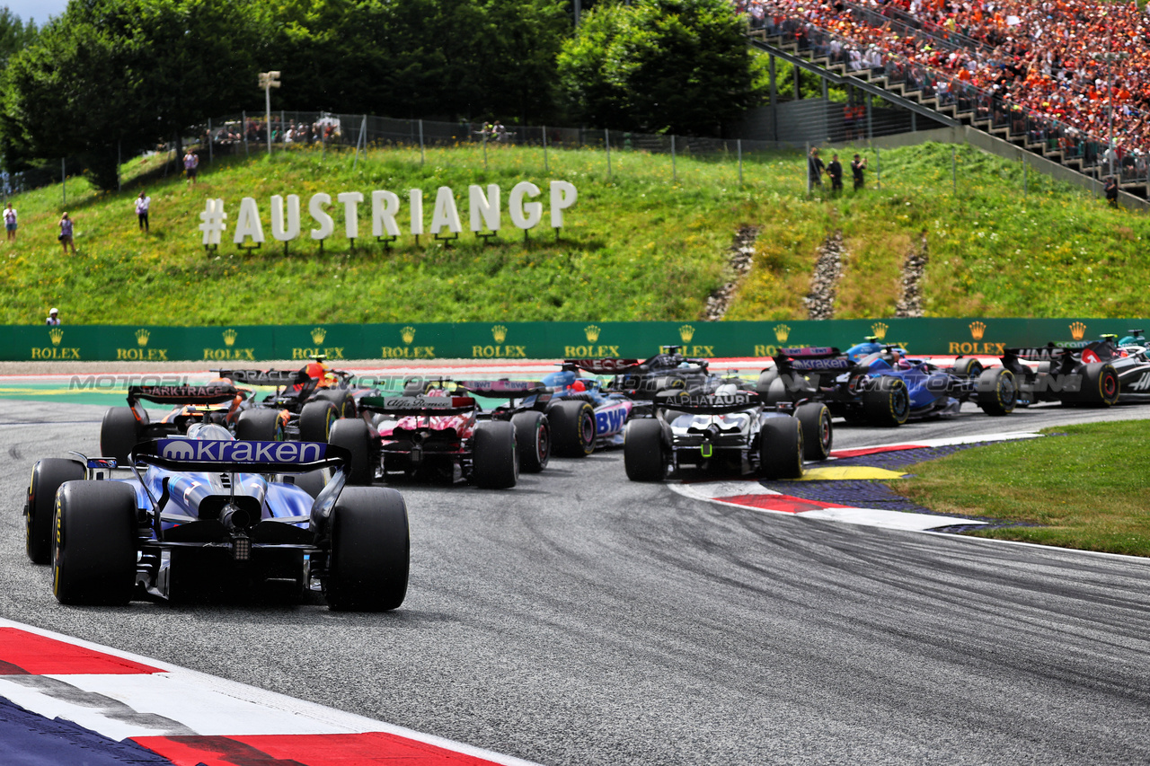 GP AUSTRIA, Logan Sargeant (USA) Williams Racing FW45 at the partenza of the race.

02.07.2023. Formula 1 World Championship, Rd 10, Austrian Grand Prix, Spielberg, Austria, Gara Day.

- www.xpbimages.com, EMail: requests@xpbimages.com © Copyright: Batchelor / XPB Images