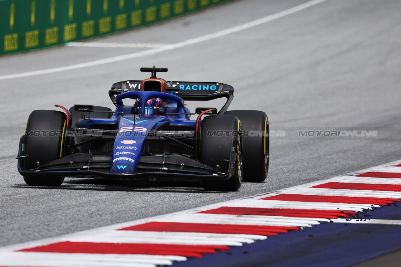 GP AUSTRIA, Alexander Albon (THA) Williams Racing FW45.

02.07.2023. Formula 1 World Championship, Rd 10, Austrian Grand Prix, Spielberg, Austria, Gara Day.

- www.xpbimages.com, EMail: requests@xpbimages.com © Copyright: Batchelor / XPB Images