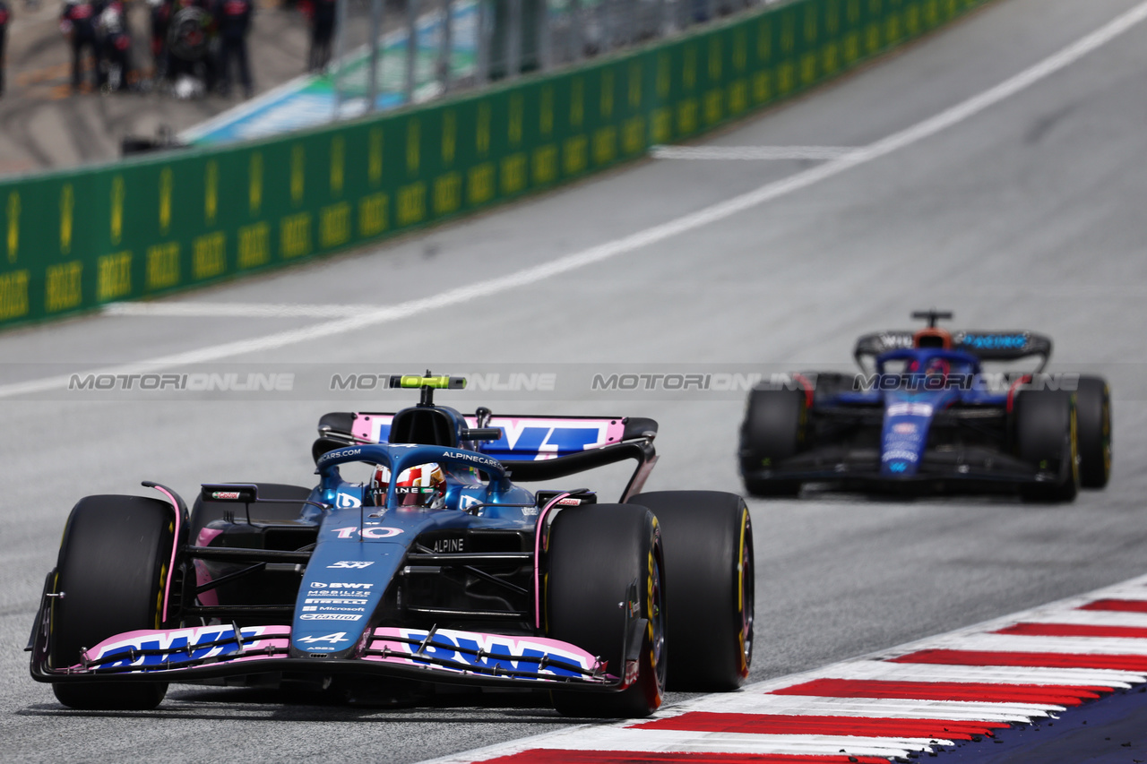 GP AUSTRIA, Pierre Gasly (FRA) Alpine F1 Team A523.

02.07.2023. Formula 1 World Championship, Rd 10, Austrian Grand Prix, Spielberg, Austria, Gara Day.

- www.xpbimages.com, EMail: requests@xpbimages.com © Copyright: Batchelor / XPB Images
