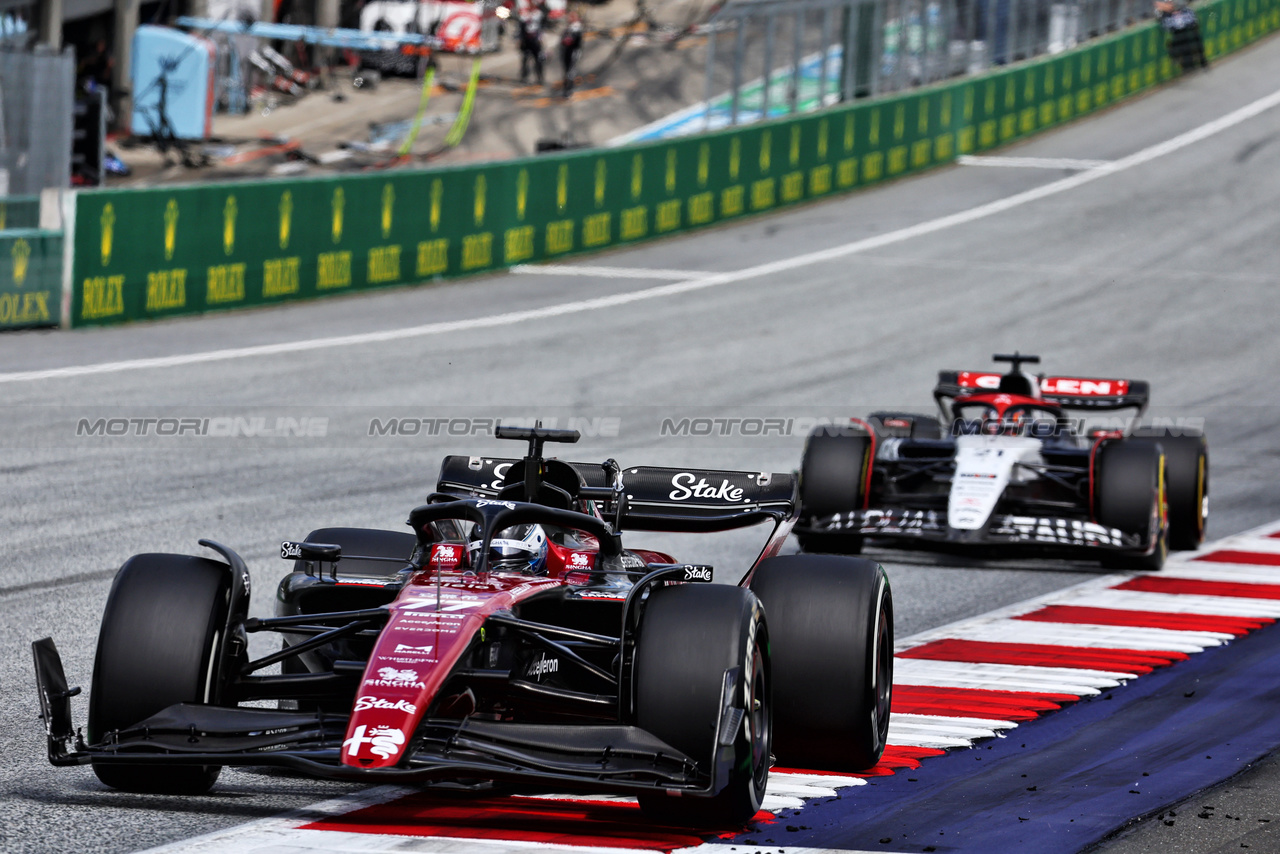 GP AUSTRIA, Valtteri Bottas (FIN) Alfa Romeo F1 Team C43.

02.07.2023. Formula 1 World Championship, Rd 10, Austrian Grand Prix, Spielberg, Austria, Gara Day.

- www.xpbimages.com, EMail: requests@xpbimages.com © Copyright: Batchelor / XPB Images