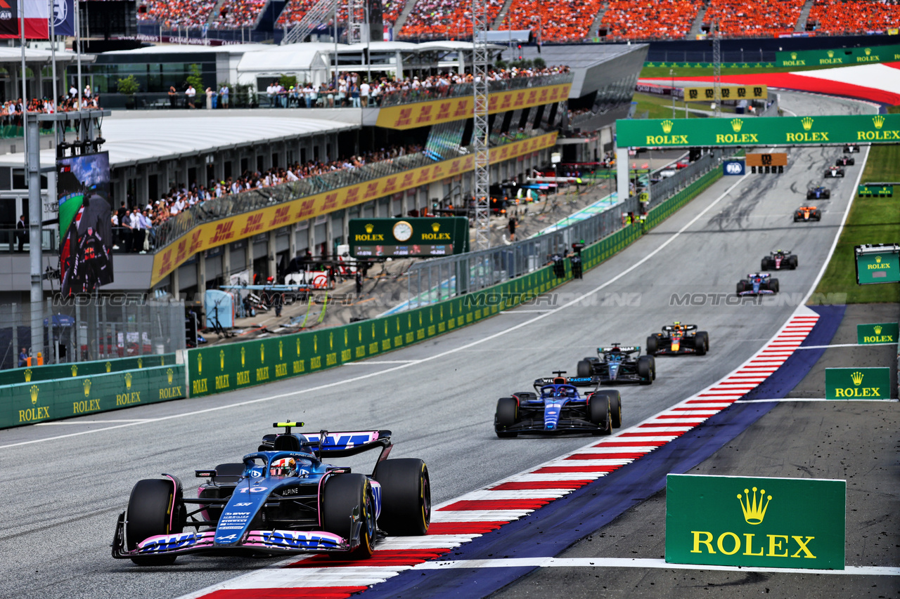 GP AUSTRIA, Pierre Gasly (FRA) Alpine F1 Team A523.

02.07.2023. Formula 1 World Championship, Rd 10, Austrian Grand Prix, Spielberg, Austria, Gara Day.

- www.xpbimages.com, EMail: requests@xpbimages.com © Copyright: Batchelor / XPB Images
