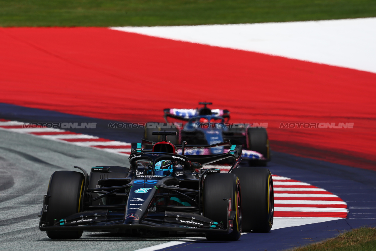 GP AUSTRIA, George Russell (GBR) Mercedes AMG F1 W14.

02.07.2023. Formula 1 World Championship, Rd 10, Austrian Grand Prix, Spielberg, Austria, Gara Day.

- www.xpbimages.com, EMail: requests@xpbimages.com © Copyright: Batchelor / XPB Images