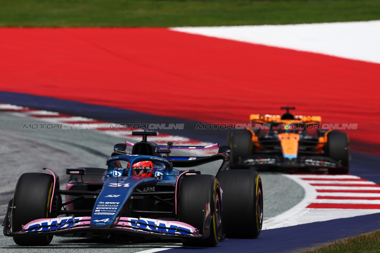 GP AUSTRIA, Esteban Ocon (FRA) Alpine F1 Team A523.

02.07.2023. Formula 1 World Championship, Rd 10, Austrian Grand Prix, Spielberg, Austria, Gara Day.

- www.xpbimages.com, EMail: requests@xpbimages.com © Copyright: Batchelor / XPB Images