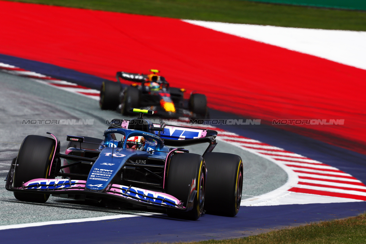 GP AUSTRIA, Pierre Gasly (FRA) Alpine F1 Team A523.

02.07.2023. Formula 1 World Championship, Rd 10, Austrian Grand Prix, Spielberg, Austria, Gara Day.

- www.xpbimages.com, EMail: requests@xpbimages.com © Copyright: Batchelor / XPB Images