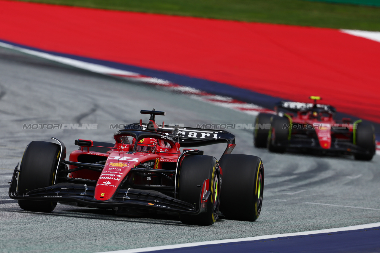 GP AUSTRIA, Charles Leclerc (MON) Ferrari SF-23.

02.07.2023. Formula 1 World Championship, Rd 10, Austrian Grand Prix, Spielberg, Austria, Gara Day.

- www.xpbimages.com, EMail: requests@xpbimages.com © Copyright: Batchelor / XPB Images