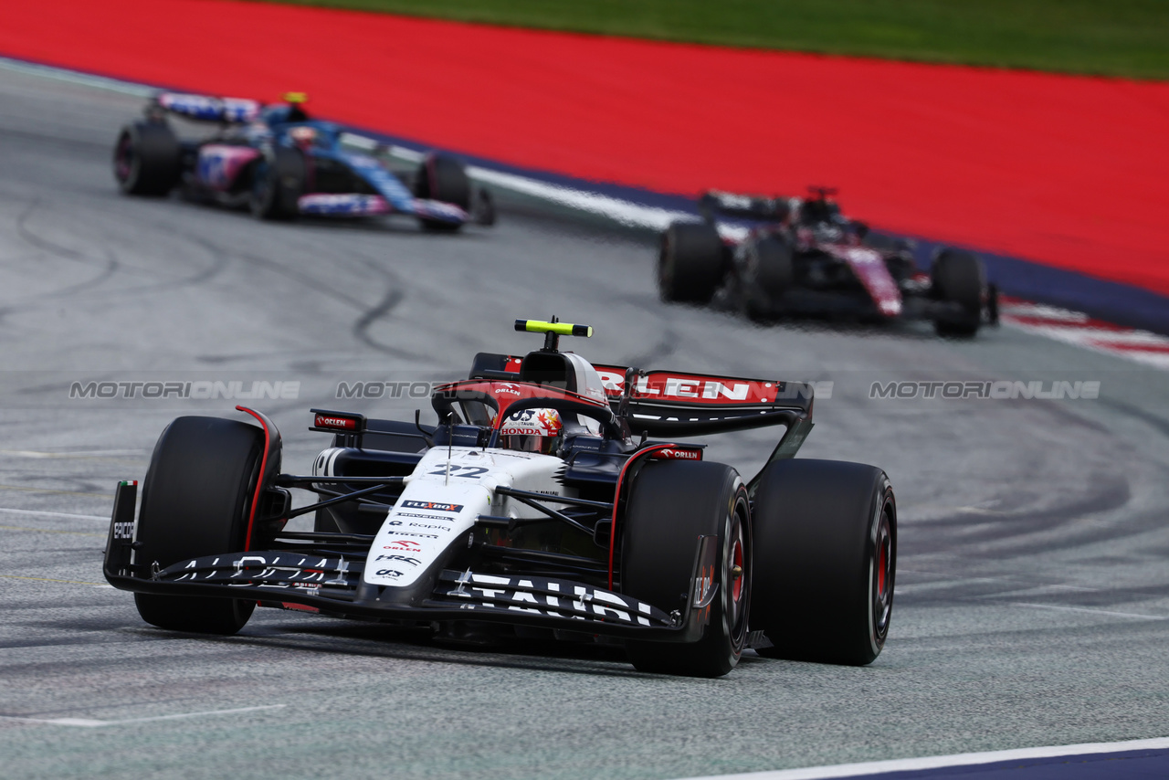 GP AUSTRIA, Yuki Tsunoda (JPN) AlphaTauri AT04.

02.07.2023. Formula 1 World Championship, Rd 10, Austrian Grand Prix, Spielberg, Austria, Gara Day.

- www.xpbimages.com, EMail: requests@xpbimages.com © Copyright: Batchelor / XPB Images