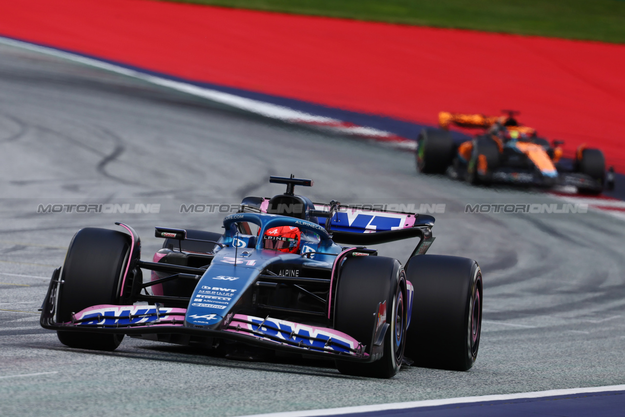 GP AUSTRIA, Esteban Ocon (FRA) Alpine F1 Team A523.

02.07.2023. Formula 1 World Championship, Rd 10, Austrian Grand Prix, Spielberg, Austria, Gara Day.

- www.xpbimages.com, EMail: requests@xpbimages.com © Copyright: Batchelor / XPB Images