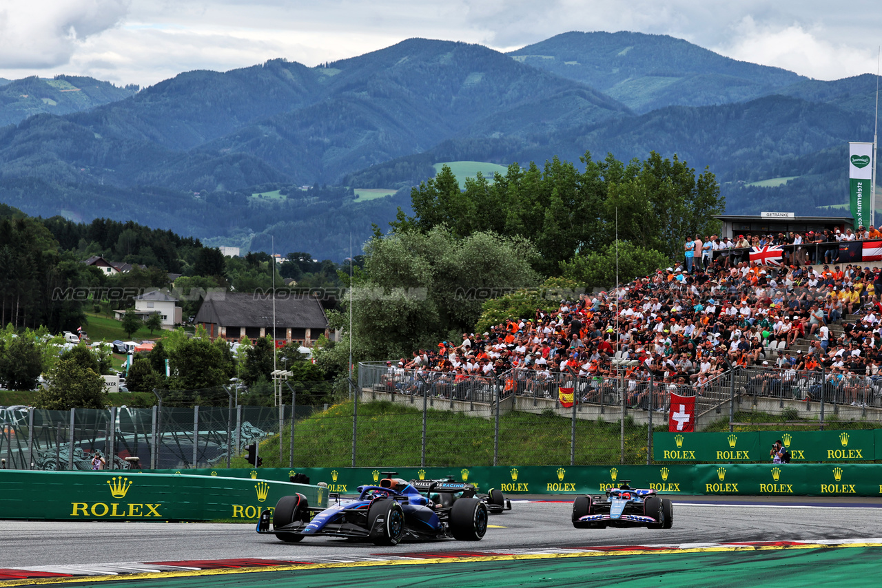 GP AUSTRIA, Alexander Albon (THA) Williams Racing FW45.

02.07.2023. Formula 1 World Championship, Rd 10, Austrian Grand Prix, Spielberg, Austria, Gara Day.

- www.xpbimages.com, EMail: requests@xpbimages.com © Copyright: Moy / XPB Images