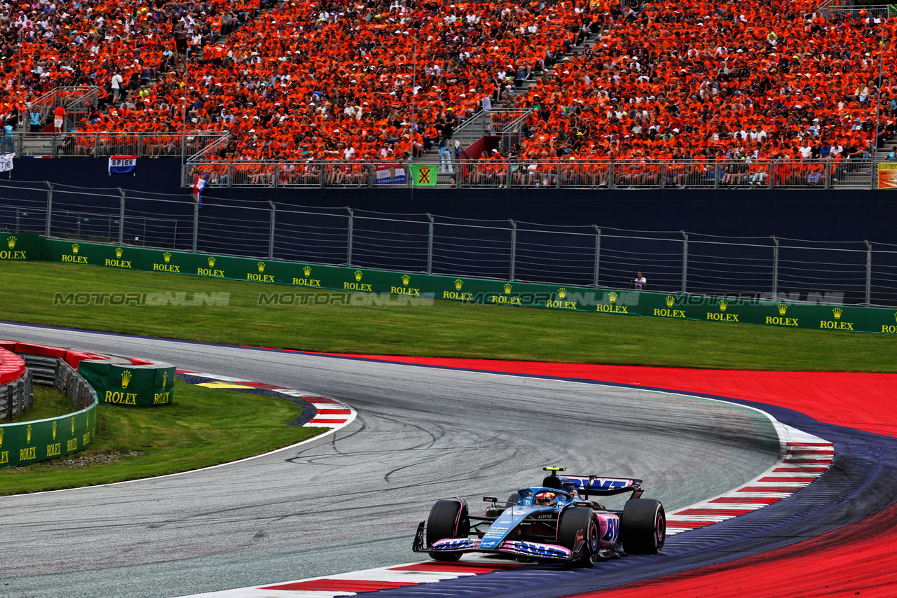 GP AUSTRIA, Pierre Gasly (FRA) Alpine F1 Team A523.

02.07.2023. Formula 1 World Championship, Rd 10, Austrian Grand Prix, Spielberg, Austria, Gara Day.

- www.xpbimages.com, EMail: requests@xpbimages.com © Copyright: Batchelor / XPB Images