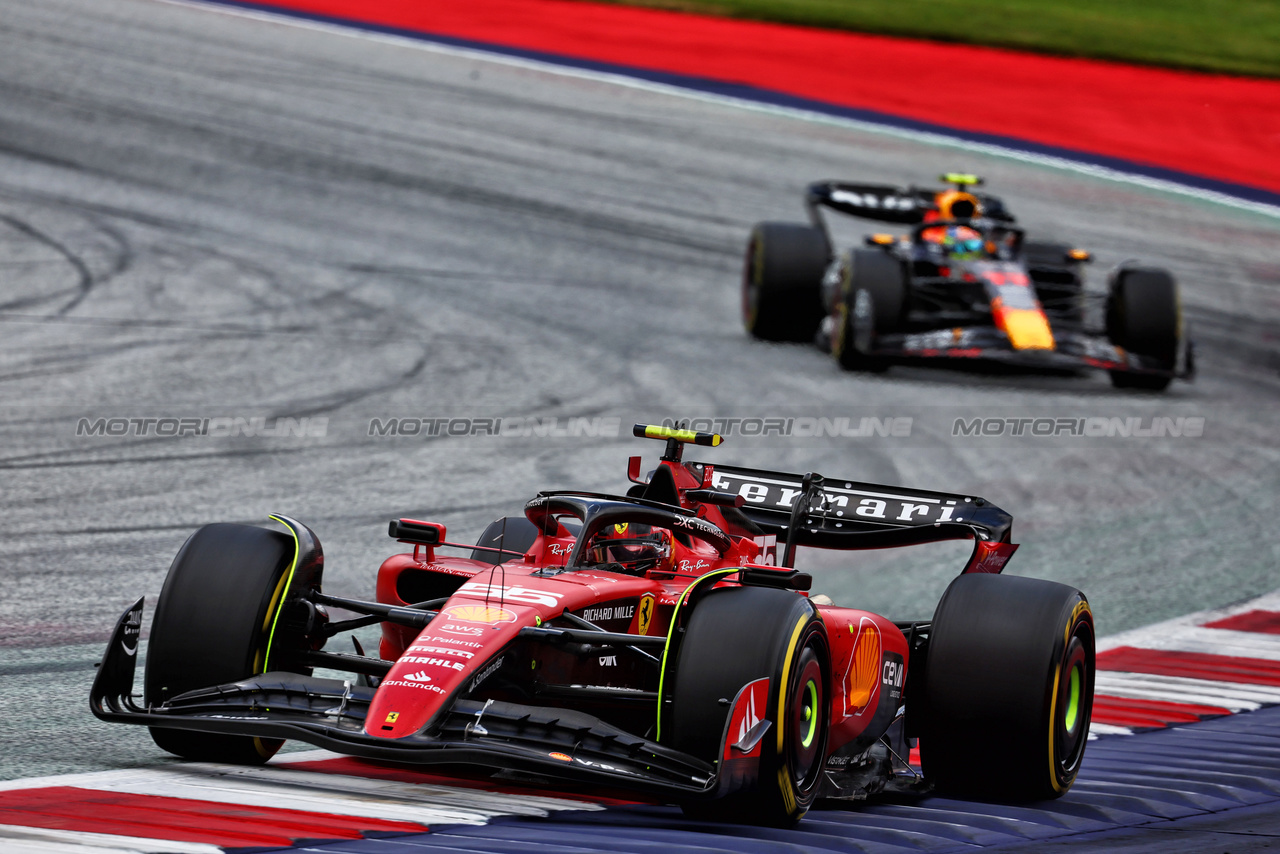 GP AUSTRIA, Carlos Sainz Jr (ESP) Ferrari SF-23.

02.07.2023. Formula 1 World Championship, Rd 10, Austrian Grand Prix, Spielberg, Austria, Gara Day.

- www.xpbimages.com, EMail: requests@xpbimages.com © Copyright: Batchelor / XPB Images