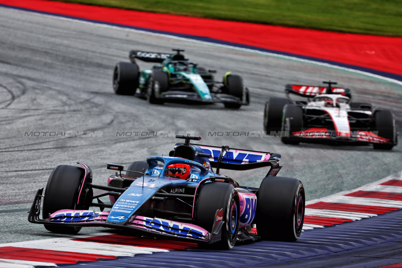 GP AUSTRIA, Esteban Ocon (FRA) Alpine F1 Team A523.

02.07.2023. Formula 1 World Championship, Rd 10, Austrian Grand Prix, Spielberg, Austria, Gara Day.

- www.xpbimages.com, EMail: requests@xpbimages.com © Copyright: Batchelor / XPB Images