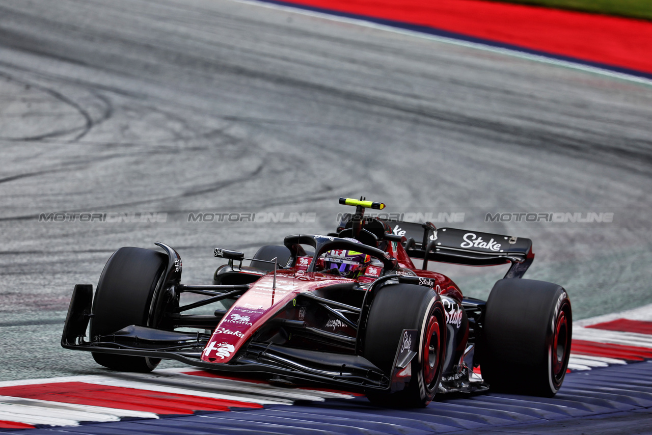 GP AUSTRIA, Zhou Guanyu (CHN) Alfa Romeo F1 Team C43.

02.07.2023. Formula 1 World Championship, Rd 10, Austrian Grand Prix, Spielberg, Austria, Gara Day.

- www.xpbimages.com, EMail: requests@xpbimages.com © Copyright: Batchelor / XPB Images