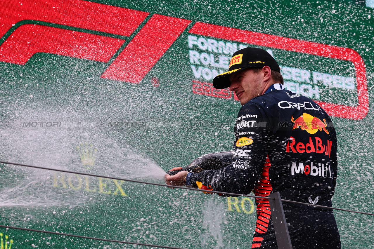 GP AUSTRIA, 1st place Max Verstappen (NLD) Red Bull Racing RB19.
02.07.2023. Formula 1 World Championship, Rd 10, Austrian Grand Prix, Spielberg, Austria, Gara Day.
- www.xpbimages.com, EMail: requests@xpbimages.com © Copyright: Batchelor / XPB Images