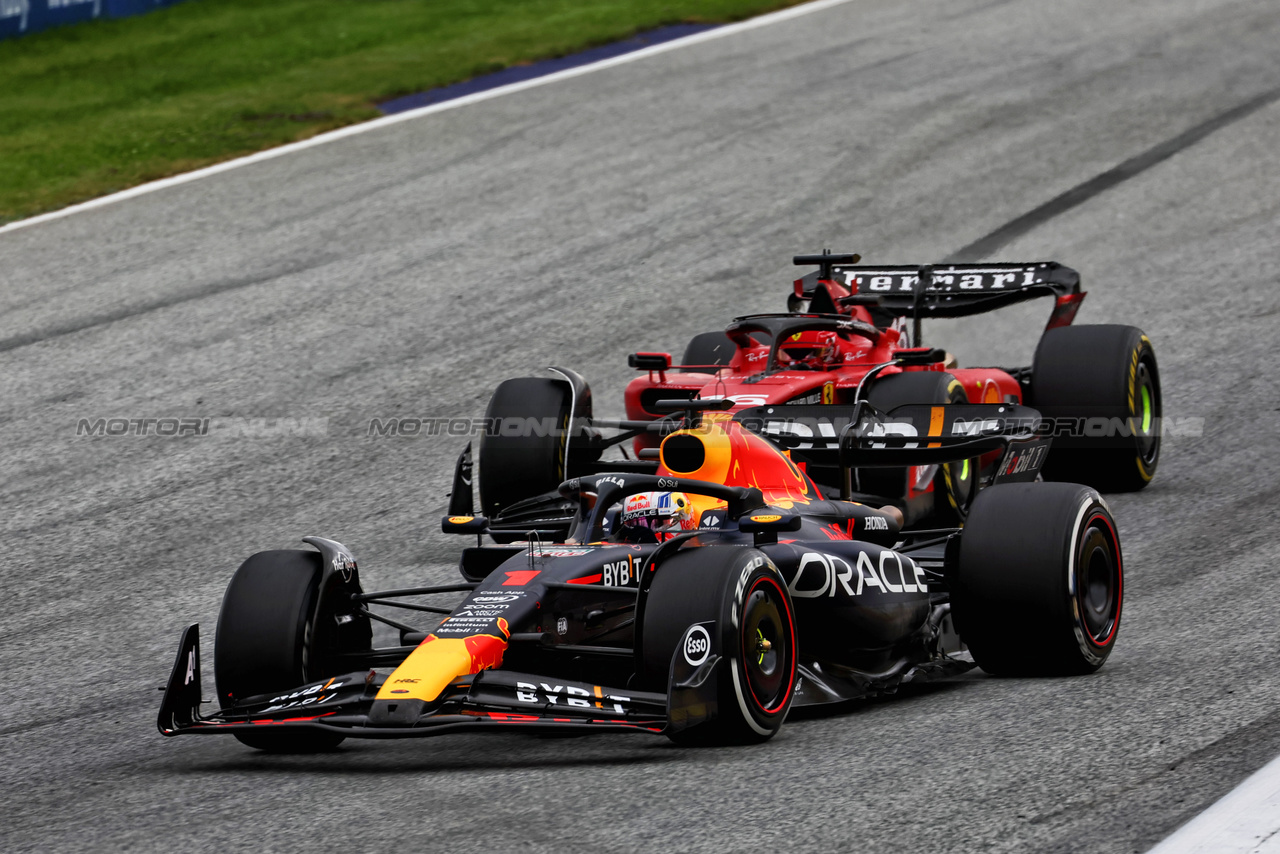 GP AUSTRIA, Max Verstappen (NLD) Red Bull Racing RB19.

02.07.2023. Formula 1 World Championship, Rd 10, Austrian Grand Prix, Spielberg, Austria, Gara Day.

 - www.xpbimages.com, EMail: requests@xpbimages.com © Copyright: Coates / XPB Images