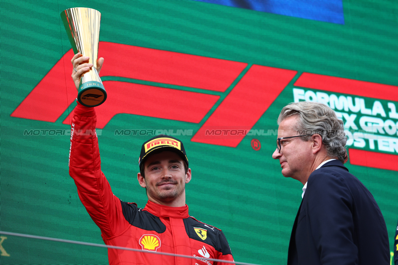 GP AUSTRIA, 2nd place Charles Leclerc (MON) Ferrari F1-23.
02.07.2023. Formula 1 World Championship, Rd 10, Austrian Grand Prix, Spielberg, Austria, Gara Day.
- www.xpbimages.com, EMail: requests@xpbimages.com © Copyright: Batchelor / XPB Images