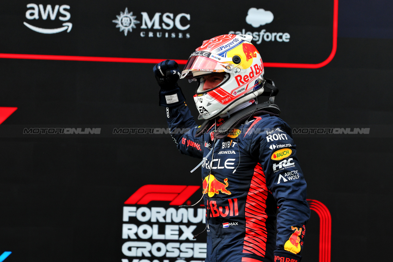 GP AUSTRIA, Gara winner Max Verstappen (NLD) Red Bull Racing celebrates in parc ferme.

02.07.2023. Formula 1 World Championship, Rd 10, Austrian Grand Prix, Spielberg, Austria, Gara Day.

- www.xpbimages.com, EMail: requests@xpbimages.com © Copyright: Moy / XPB Images