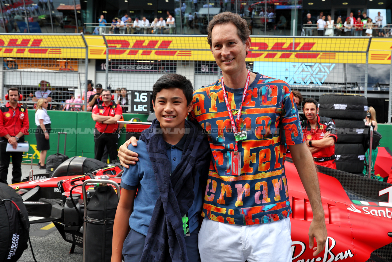 GP AUSTRIA, John Elkann (ITA) FIAT Chrysler Automobiles Chairman on the grid.

02.07.2023. Formula 1 World Championship, Rd 10, Austrian Grand Prix, Spielberg, Austria, Gara Day.

- www.xpbimages.com, EMail: requests@xpbimages.com © Copyright: Moy / XPB Images