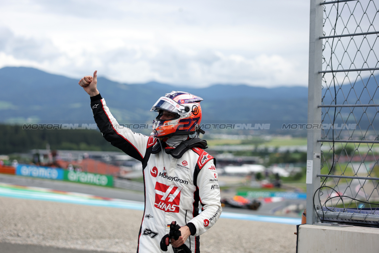 GP AUSTRIA, Nico Hulkenberg (GER) Haas F1 Team retired from the race.

02.07.2023. Formula 1 World Championship, Rd 10, Austrian Grand Prix, Spielberg, Austria, Gara Day.

- www.xpbimages.com, EMail: requests@xpbimages.com © Copyright: Bearne / XPB Images
