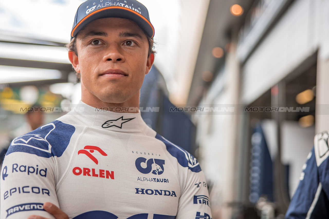 GP AUSTRIA, Nyck de Vries (NLD) AlphaTauri.

02.07.2023. Formula 1 World Championship, Rd 10, Austrian Grand Prix, Spielberg, Austria, Gara Day.

- www.xpbimages.com, EMail: requests@xpbimages.com © Copyright: Bearne / XPB Images