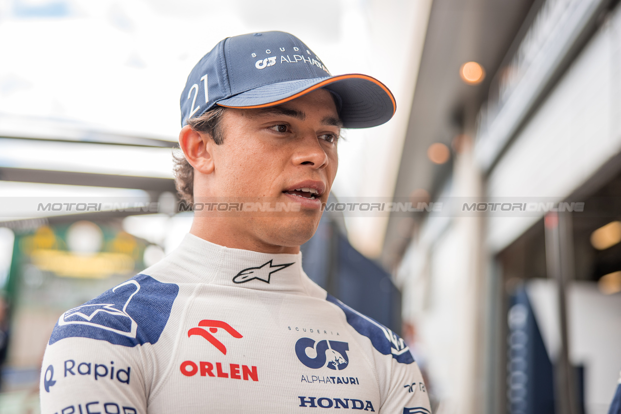 GP AUSTRIA, Nyck de Vries (NLD) AlphaTauri.

02.07.2023. Formula 1 World Championship, Rd 10, Austrian Grand Prix, Spielberg, Austria, Gara Day.

- www.xpbimages.com, EMail: requests@xpbimages.com © Copyright: Bearne / XPB Images