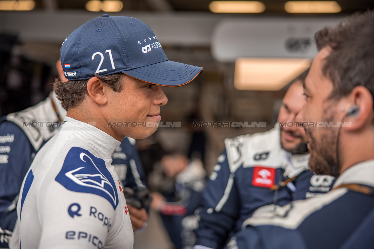 GP AUSTRIA, Nyck de Vries (NLD) AlphaTauri.

02.07.2023. Formula 1 World Championship, Rd 10, Austrian Grand Prix, Spielberg, Austria, Gara Day.

- www.xpbimages.com, EMail: requests@xpbimages.com © Copyright: Bearne / XPB Images
