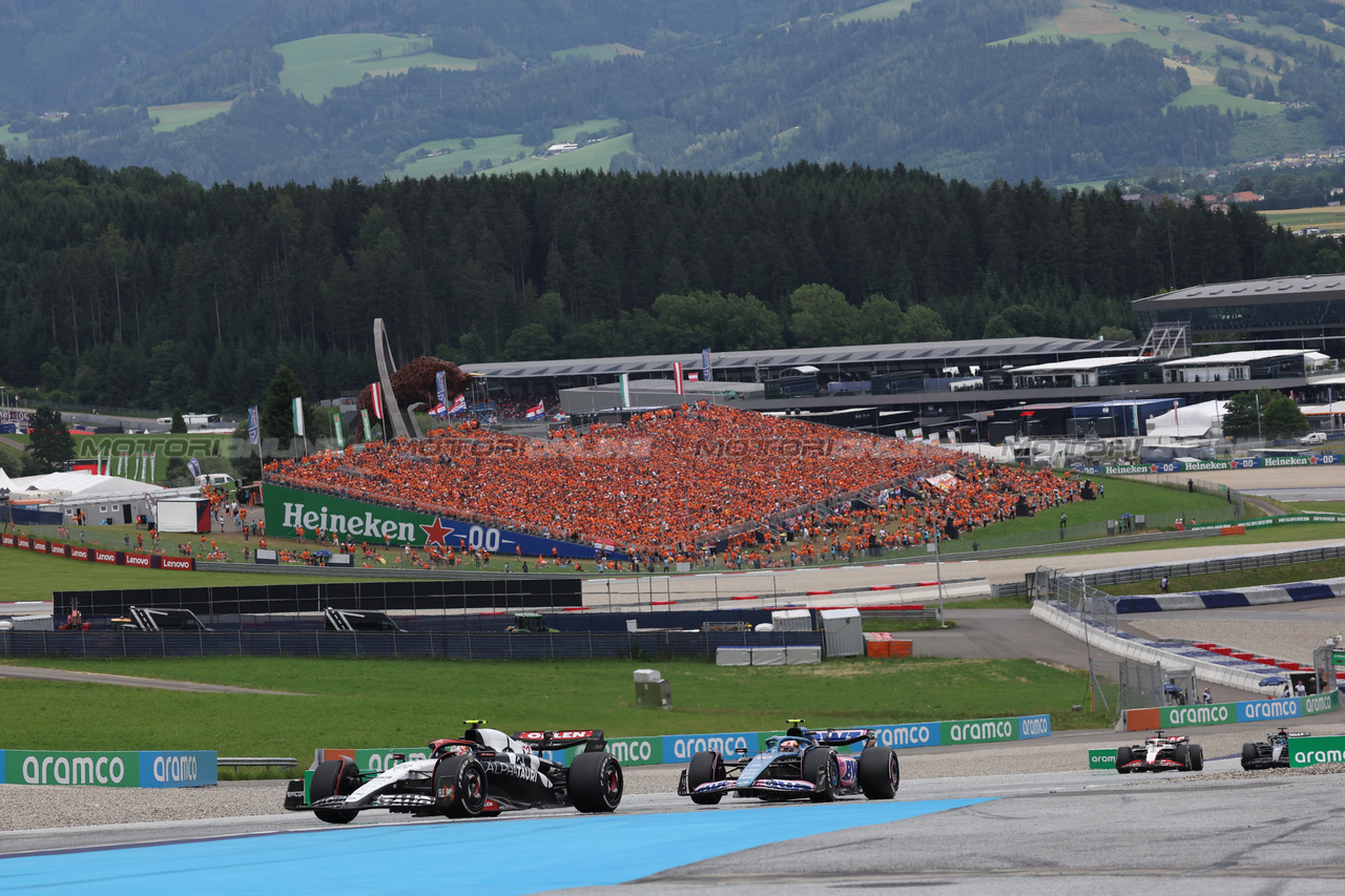 GP AUSTRIA, Yuki Tsunoda (JPN) AlphaTauri AT04.

02.07.2023. Formula 1 World Championship, Rd 10, Austrian Grand Prix, Spielberg, Austria, Gara Day.

- www.xpbimages.com, EMail: requests@xpbimages.com © Copyright: Bearne / XPB Images