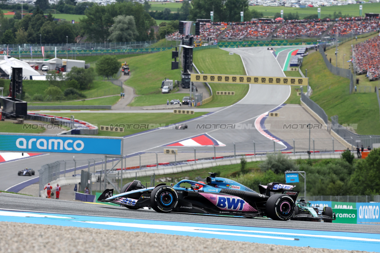 GP AUSTRIA, Esteban Ocon (FRA) Alpine F1 Team A523.

02.07.2023. Formula 1 World Championship, Rd 10, Austrian Grand Prix, Spielberg, Austria, Gara Day.

- www.xpbimages.com, EMail: requests@xpbimages.com © Copyright: Bearne / XPB Images