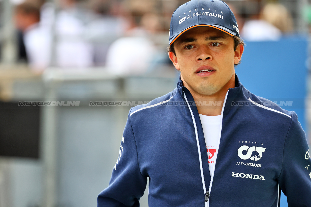 GP AUSTRIA, Nyck de Vries (NLD) AlphaTauri.

02.07.2023. Formula 1 World Championship, Rd 10, Austrian Grand Prix, Spielberg, Austria, Gara Day.

- www.xpbimages.com, EMail: requests@xpbimages.com © Copyright: Batchelor / XPB Images