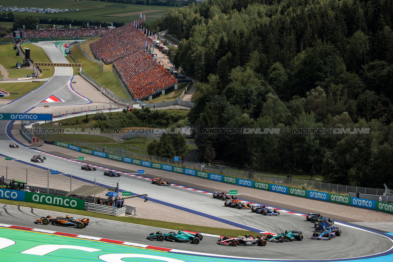 GP AUSTRIA, Lando Norris (GBR) McLaren MCL60.

02.07.2023. Formula 1 World Championship, Rd 10, Austrian Grand Prix, Spielberg, Austria, Gara Day.

- www.xpbimages.com, EMail: requests@xpbimages.com © Copyright: Bearne / XPB Images