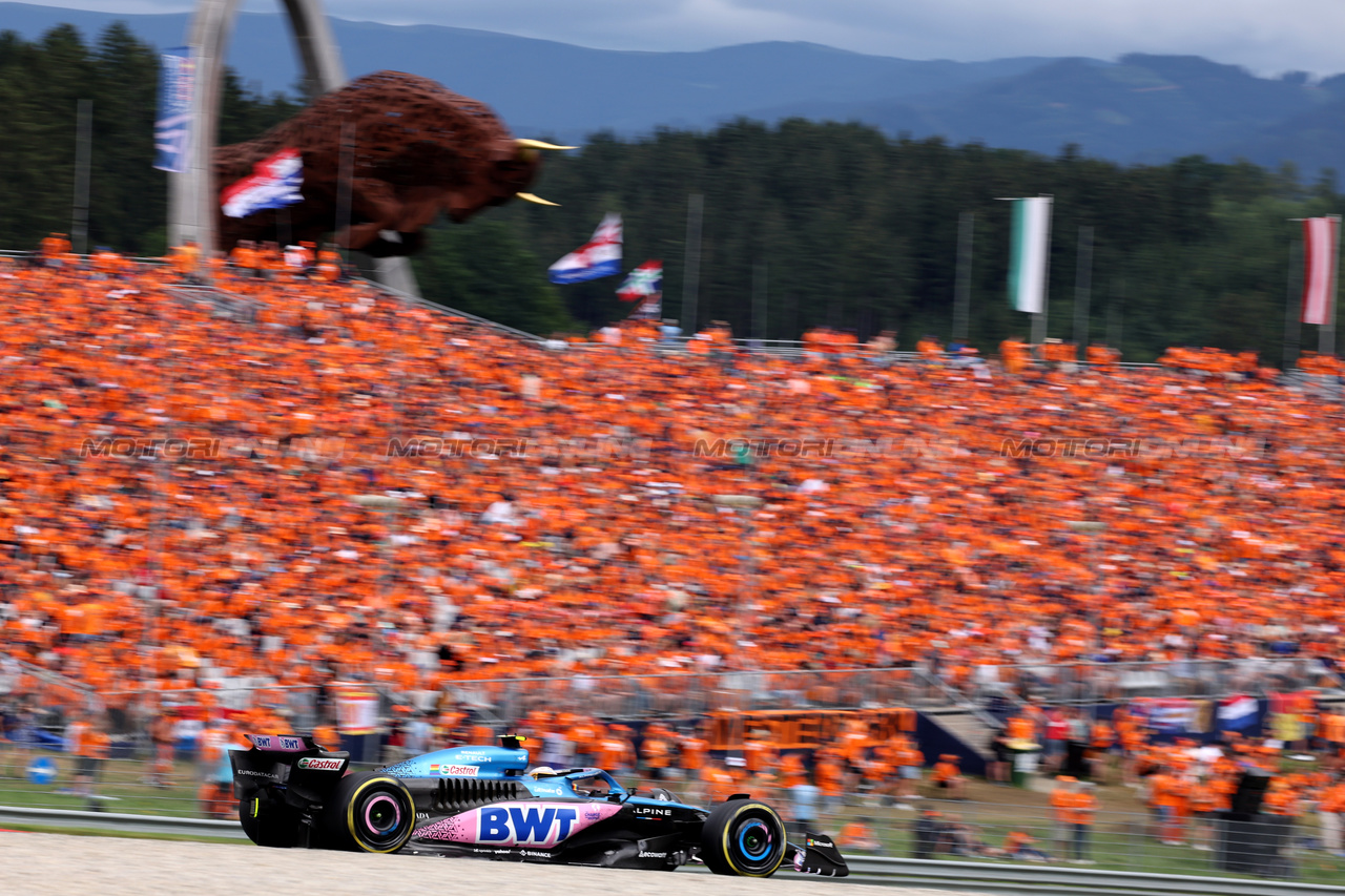 GP AUSTRIA, Pierre Gasly (FRA) Alpine F1 Team A523.

02.07.2023. Formula 1 World Championship, Rd 10, Austrian Grand Prix, Spielberg, Austria, Gara Day.

- www.xpbimages.com, EMail: requests@xpbimages.com © Copyright: Bearne / XPB Images