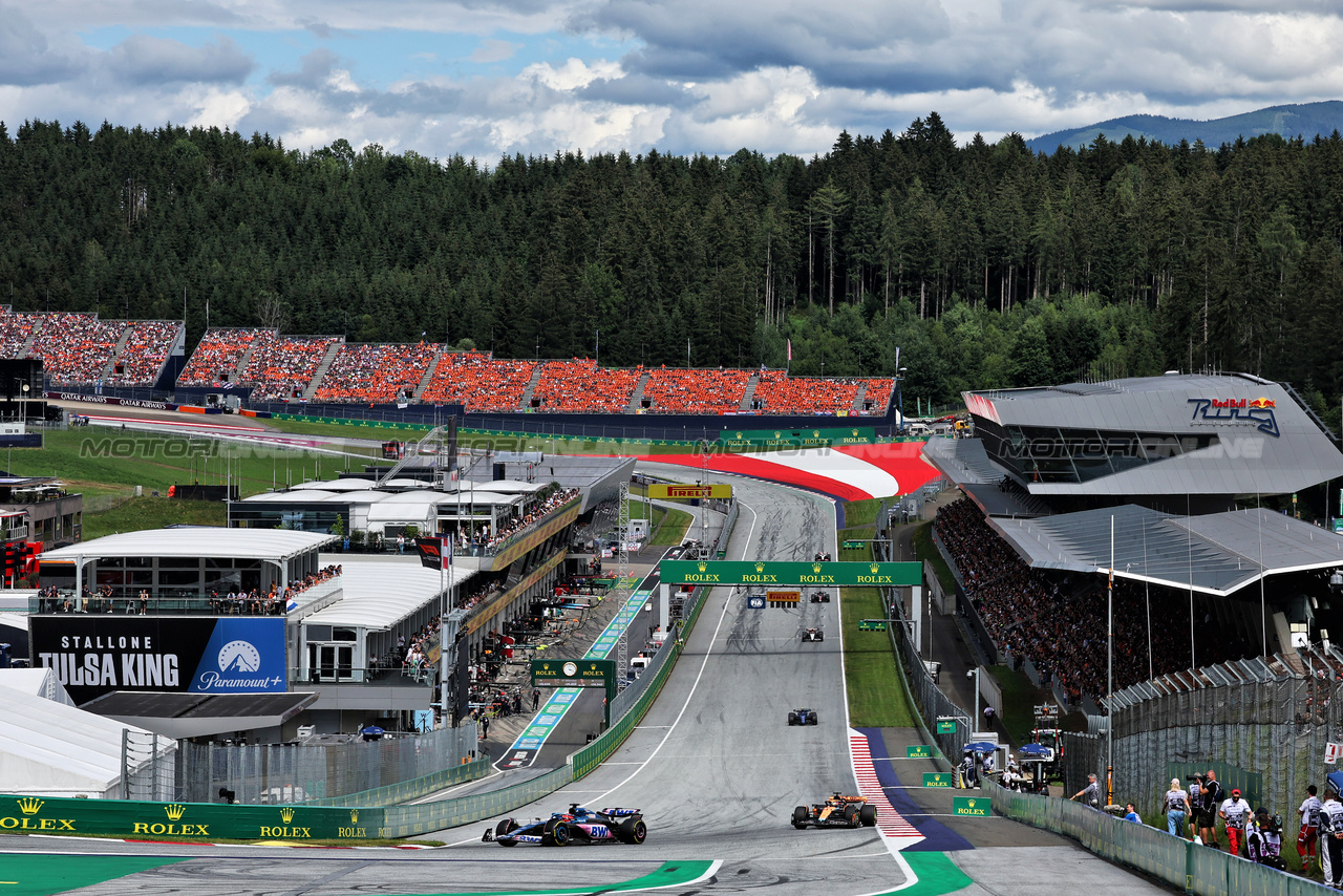 GP AUSTRIA, Esteban Ocon (FRA) Alpine F1 Team A523.

02.07.2023. Formula 1 World Championship, Rd 10, Austrian Grand Prix, Spielberg, Austria, Gara Day.

- www.xpbimages.com, EMail: requests@xpbimages.com © Copyright: Moy / XPB Images