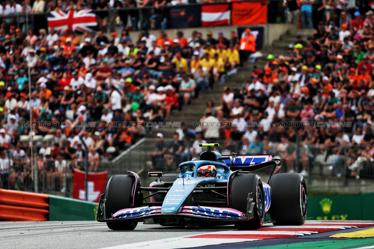 GP AUSTRIA, Pierre Gasly (FRA) Alpine F1 Team A523.

02.07.2023. Formula 1 World Championship, Rd 10, Austrian Grand Prix, Spielberg, Austria, Gara Day.

- www.xpbimages.com, EMail: requests@xpbimages.com © Copyright: Moy / XPB Images