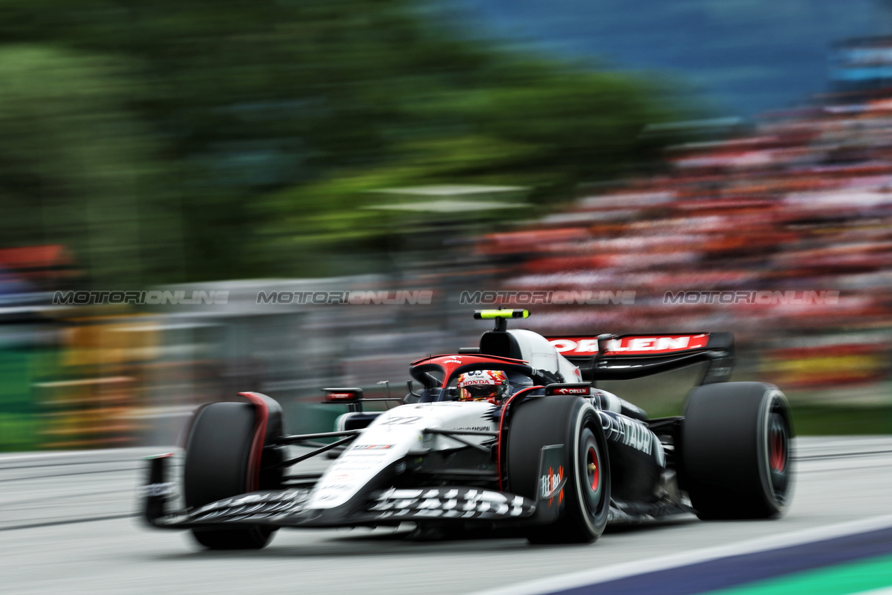 GP AUSTRIA, Yuki Tsunoda (JPN) AlphaTauri AT04.

02.07.2023. Formula 1 World Championship, Rd 10, Austrian Grand Prix, Spielberg, Austria, Gara Day.

- www.xpbimages.com, EMail: requests@xpbimages.com © Copyright: Moy / XPB Images