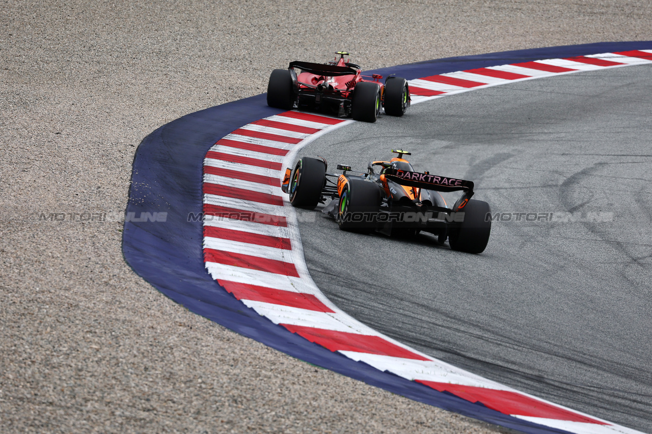 GP AUSTRIA, Lando Norris (GBR) McLaren MCL60.

02.07.2023. Formula 1 World Championship, Rd 10, Austrian Grand Prix, Spielberg, Austria, Gara Day.

 - www.xpbimages.com, EMail: requests@xpbimages.com © Copyright: Coates / XPB Images