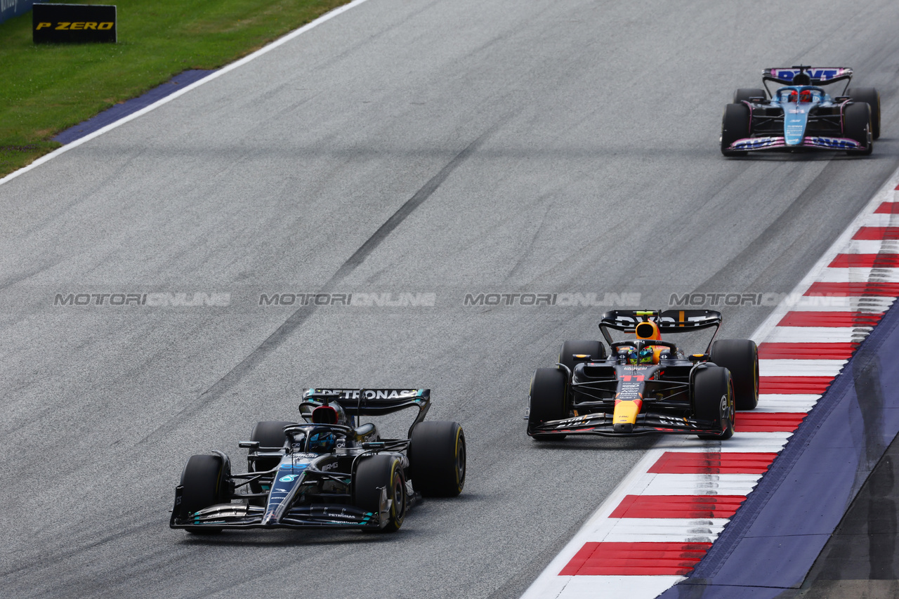 GP AUSTRIA, George Russell (GBR) Mercedes AMG F1 W14.



02.07.2023. Formula 1 World Championship, Rd 10, Austrian Grand Prix, Spielberg, Austria, Gara Day.

 - www.xpbimages.com, EMail: requests@xpbimages.com © Copyright: Coates / XPB Images