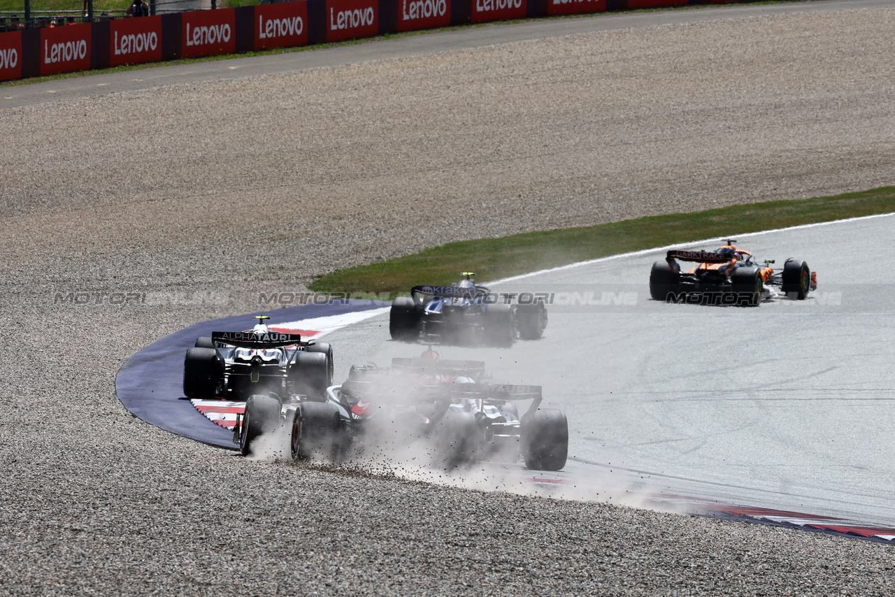 GP AUSTRIA, Kevin Magnussen (DEN) Haas VF-23 runs wide.

02.07.2023. Formula 1 World Championship, Rd 10, Austrian Grand Prix, Spielberg, Austria, Gara Day.

 - www.xpbimages.com, EMail: requests@xpbimages.com © Copyright: Coates / XPB Images