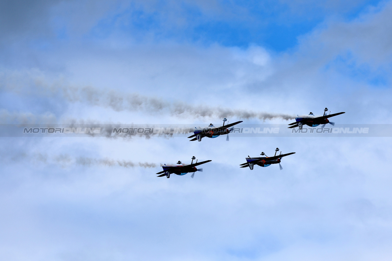 GP AUSTRIA, Circuit Atmosfera - Red Bull air display.

02.07.2023. Formula 1 World Championship, Rd 10, Austrian Grand Prix, Spielberg, Austria, Gara Day.

- www.xpbimages.com, EMail: requests@xpbimages.com © Copyright: Batchelor / XPB Images