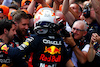 GP AUSTRIA, Gara winner Max Verstappen (NLD) Red Bull Racing celebrates with the team in parc ferme.
02.07.2023. Formula 1 World Championship, Rd 10, Austrian Grand Prix, Spielberg, Austria, Gara Day.
 - www.xpbimages.com, EMail: requests@xpbimages.com © Copyright: Coates / XPB Images